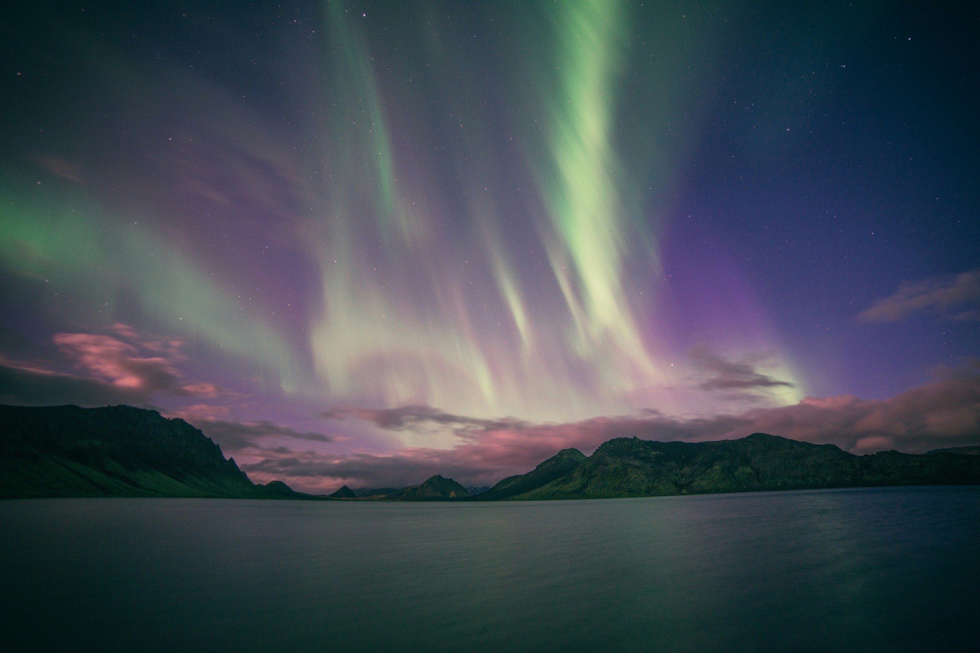 Dramatic aerial nature landscape